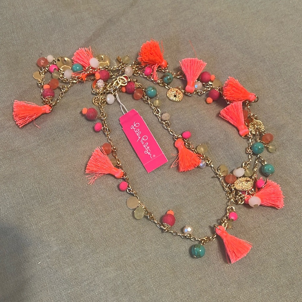 Lilly Pulitzer Tassel Necklace - Picture 2 of 3